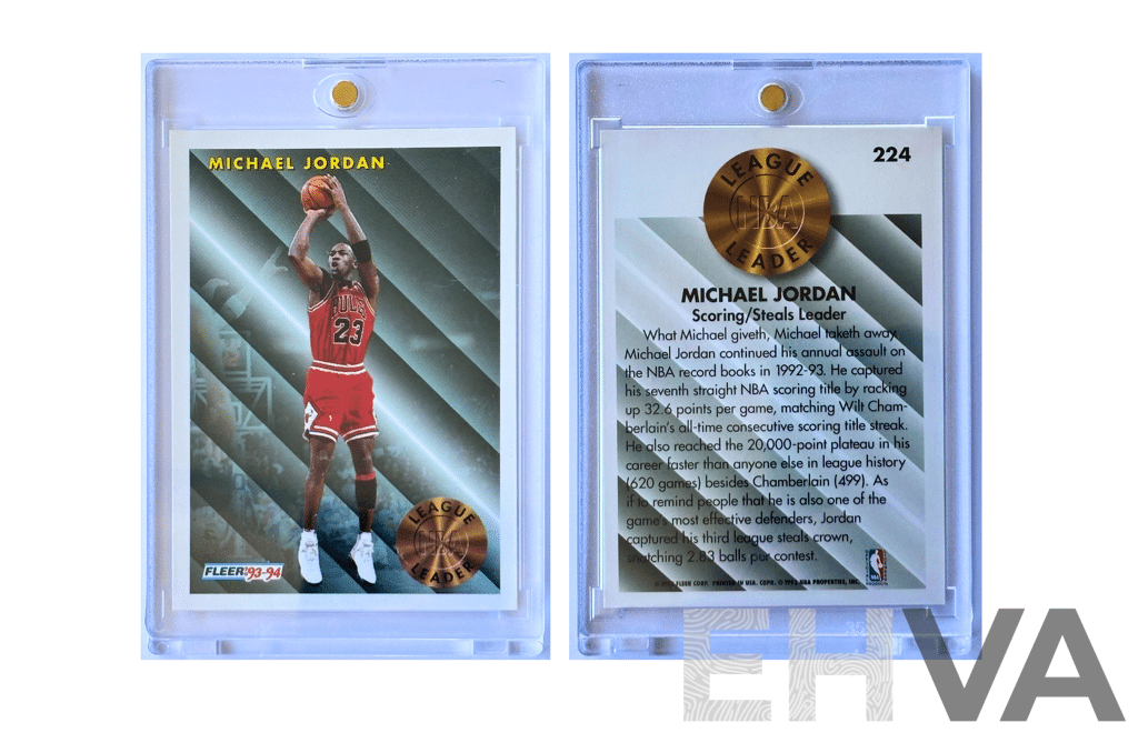 Michael Jordan 1993-94 Fleer League Leader