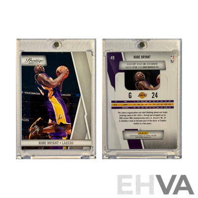 Kobe Bryant Prestige Card – Lakers Legend – 5 x NBA Champion & Global Icon