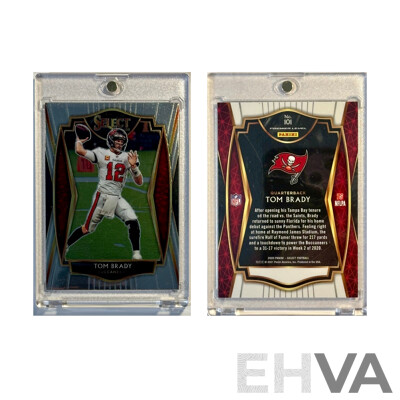 Tom Brady Select Football Card – 7× Super Bowl Champion – NFL Icon in Premium Condition