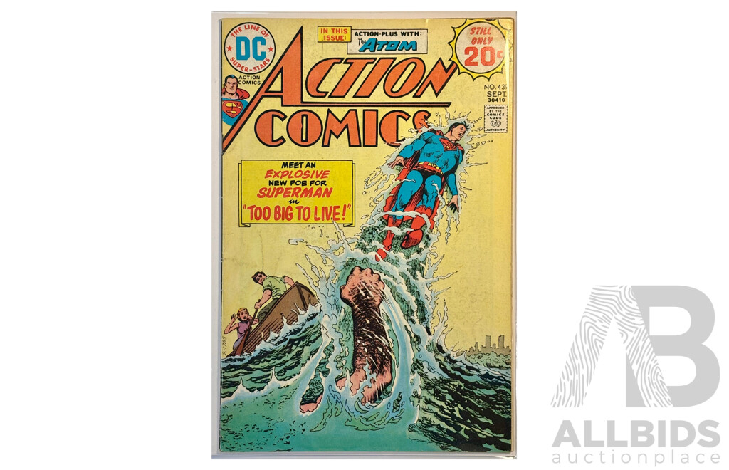 Action Comics #439 (1973) – Bronze Age Superman – Too Big to Live