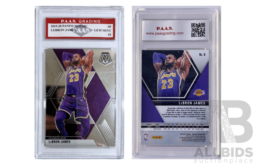 LeBron James 2019 to 2020 Gem Mint 10