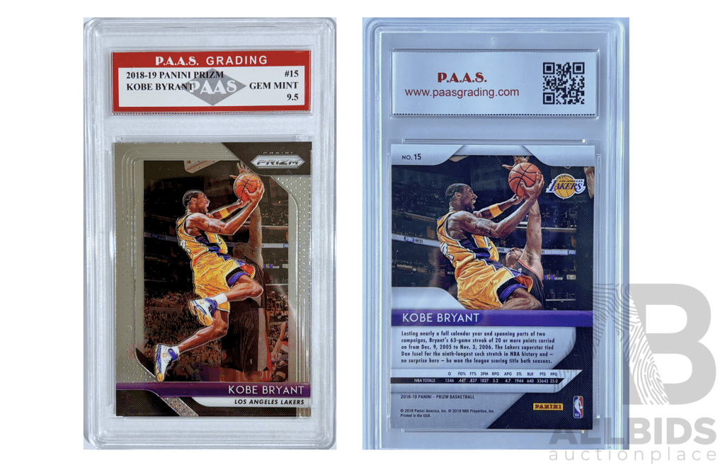 Kobe Bryant 2018-19 9.5 Gem Mint
