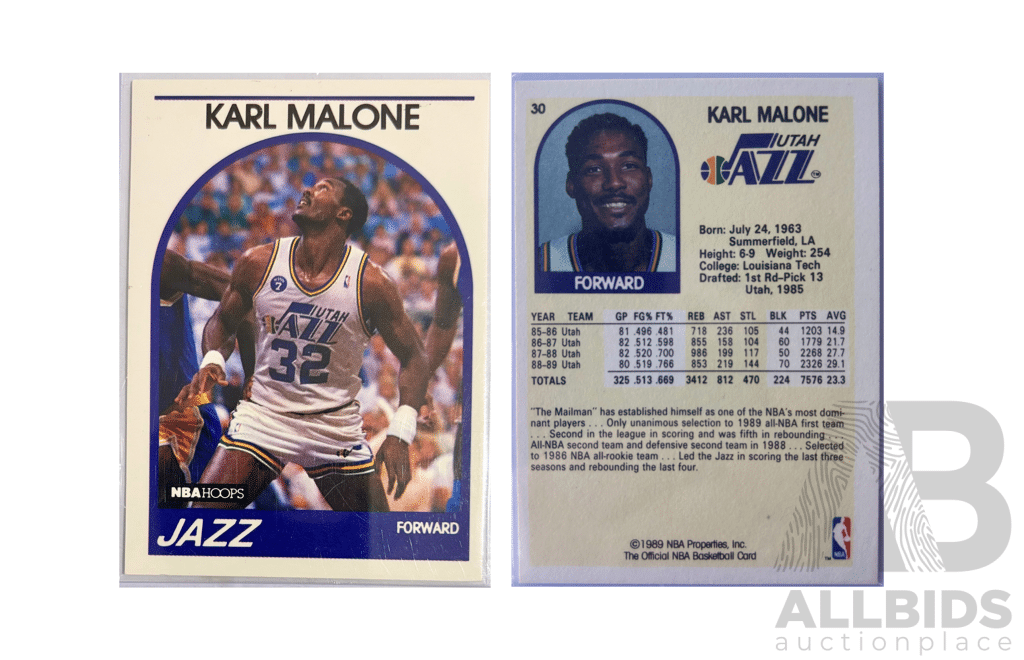 Karl Malone Utah Jazz Legend Classic 1990-91