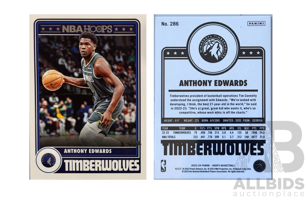 Anthony Edwards Timberwolves 2023-24