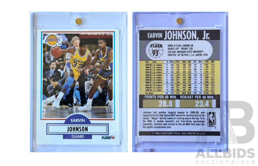 Magic Johnson 1990-91 Lakers legend