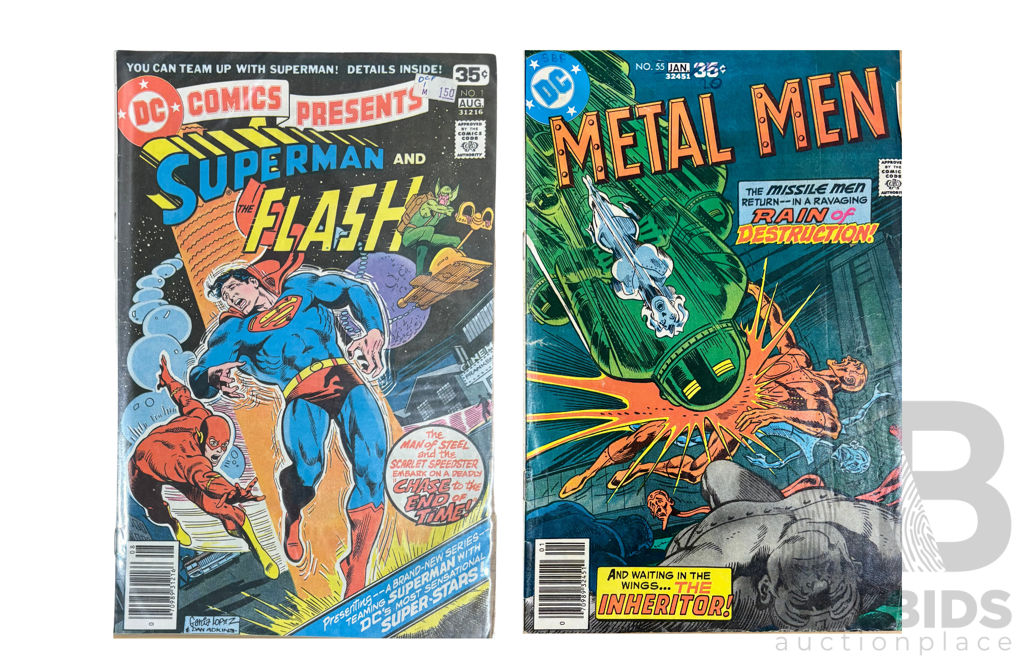 Bronze Era DC Comics: Superman & Flash and Metal Men