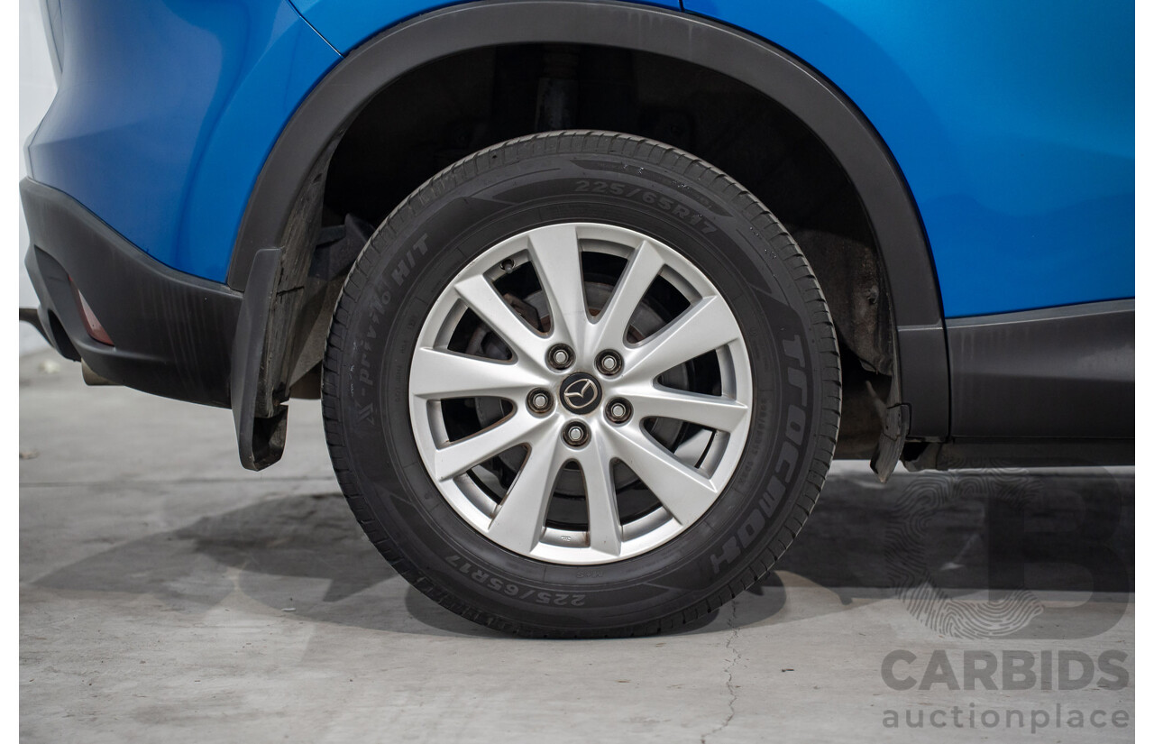 4/2013 Mazda CX-5 Maxx Sport (4x4) MY13 4d Wagon Blue 2.2L
