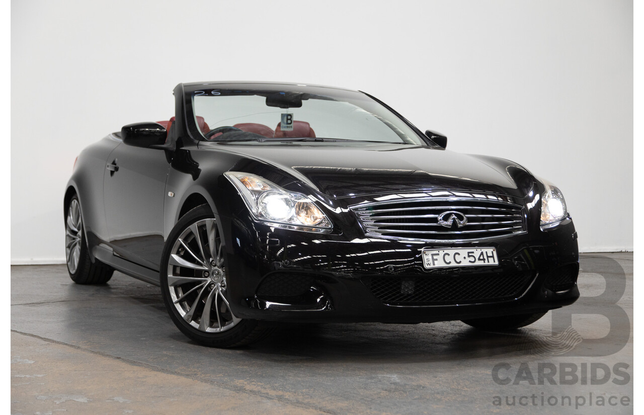 12/2014 Infiniti Q60 3.7 S PREMIUM RWD  2D Convertible Black Supercharged 3.7L - Modified