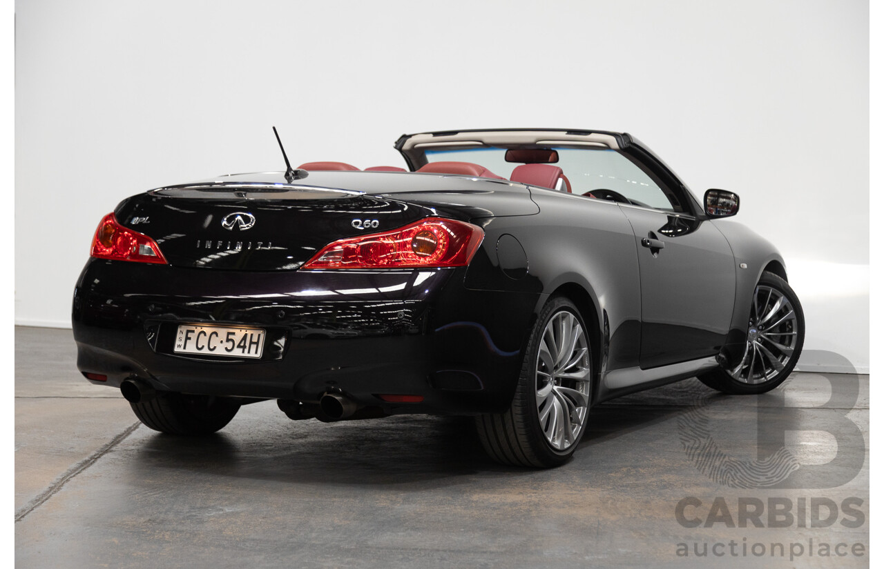 12/2014 Infiniti Q60 3.7 S PREMIUM RWD  2D Convertible Black Supercharged 3.7L - Modified