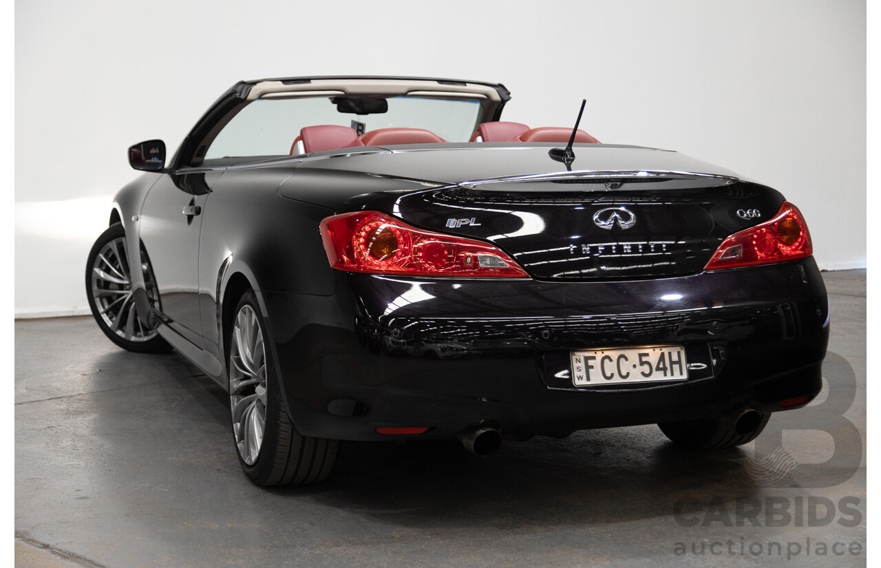 12/2014 Infiniti Q60 3.7 S PREMIUM RWD  2D Convertible Black Supercharged 3.7L - Modified