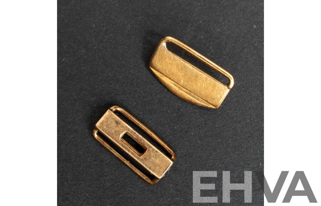 Vintage 15ct Gold Watch Buckle Clip, 0.96 Grams