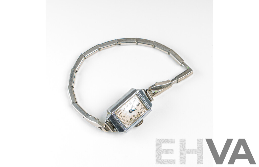 Tudor Vintage Silver Tone Ladies Watch (with Movement) with Lavina & Moeris Vintage Watches