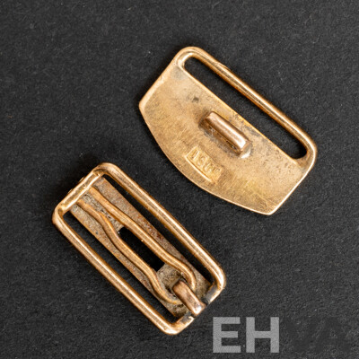 Vintage 15ct Gold Watch Buckle Clip, 0.96 Grams