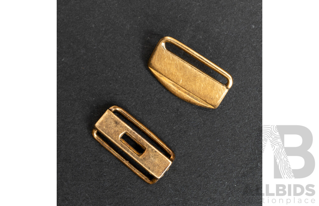Vintage 15ct Gold Watch Buckle Clip, 0.96 Grams