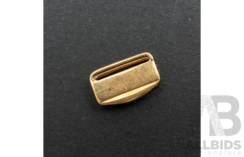 Vintage 15ct Gold Watch Buckle Clip, 0.96 Grams