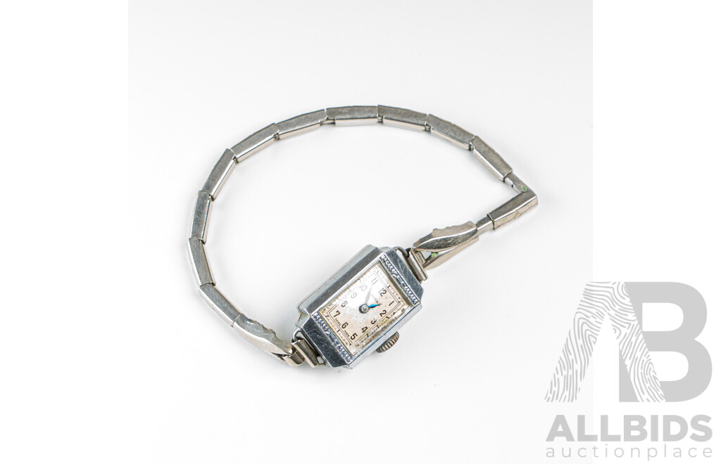 Tudor Vintage Silver Tone Ladies Watch (with Movement) with Lavina & Moeris Vintage Watches