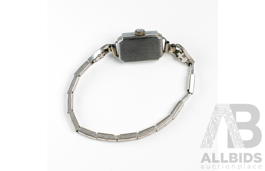 Tudor Vintage Silver Tone Ladies Watch (with Movement) with Lavina & Moeris Vintage Watches