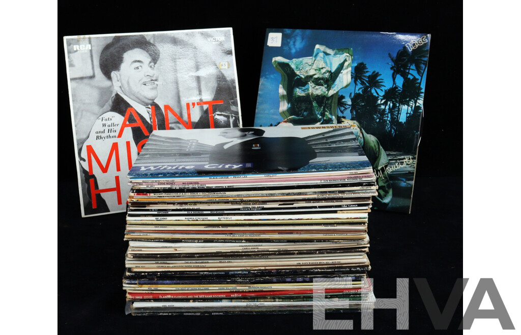 Collection Approx 53 Vintage Vinyl  Records, Mostly Rock & Pop From 1960s & 70s