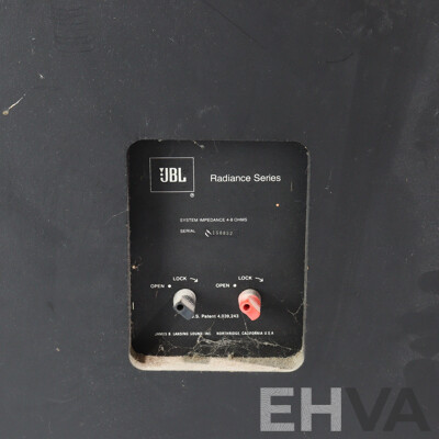 Pair Retro JBL Radiance Series Model 55VX Speakers