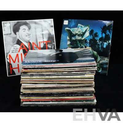 Collection Approx 53 Vintage Vinyl  Records, Mostly Rock & Pop From 1960s & 70s