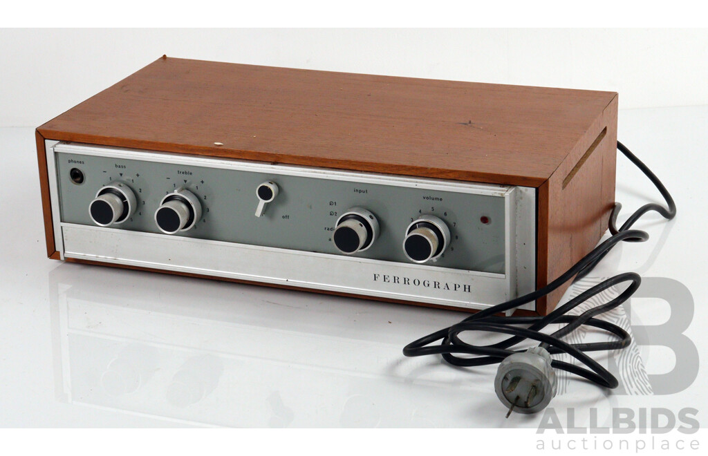 Retro English Made Ferrograph F307 MkII Amplifier