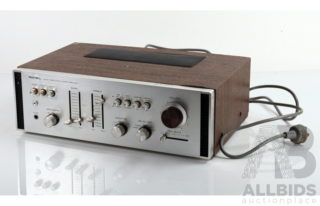 Rotel Solid State Stereo Amplifier RA 611