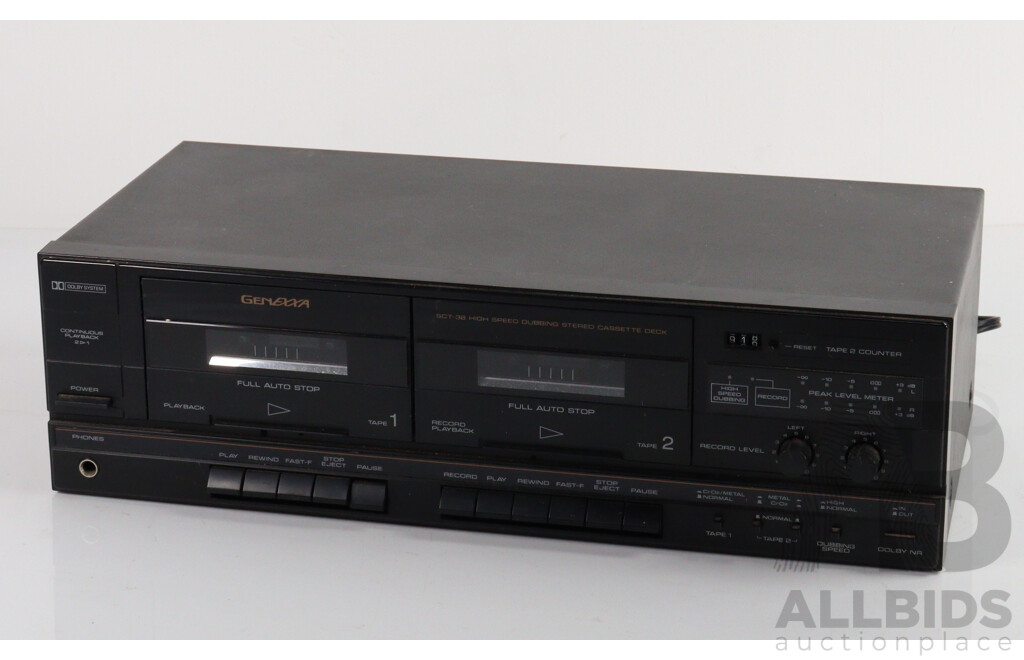 Gen EXXA SCT 38 High Speed Dubbing Stereo Cassette Deck