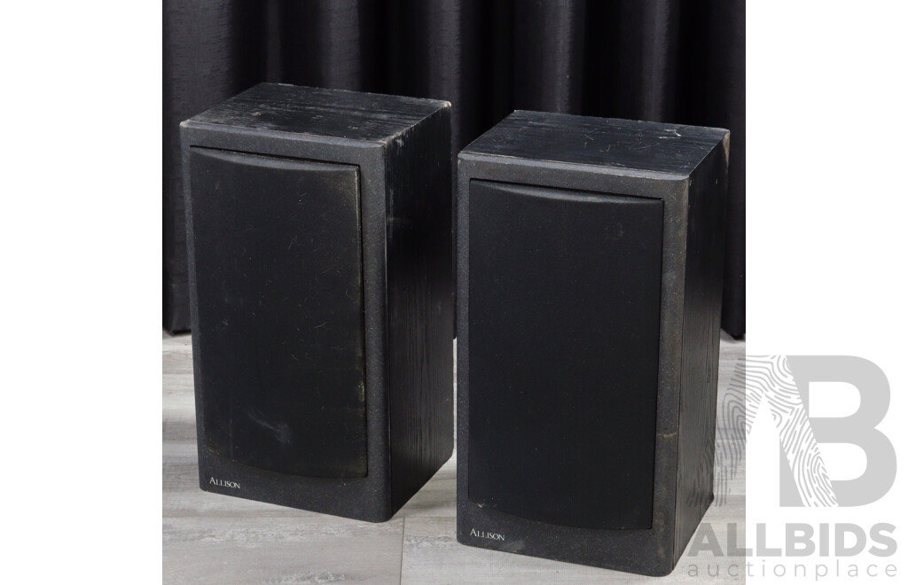 Retro Pair American Made Alison Acoustics AL 115 Speakers