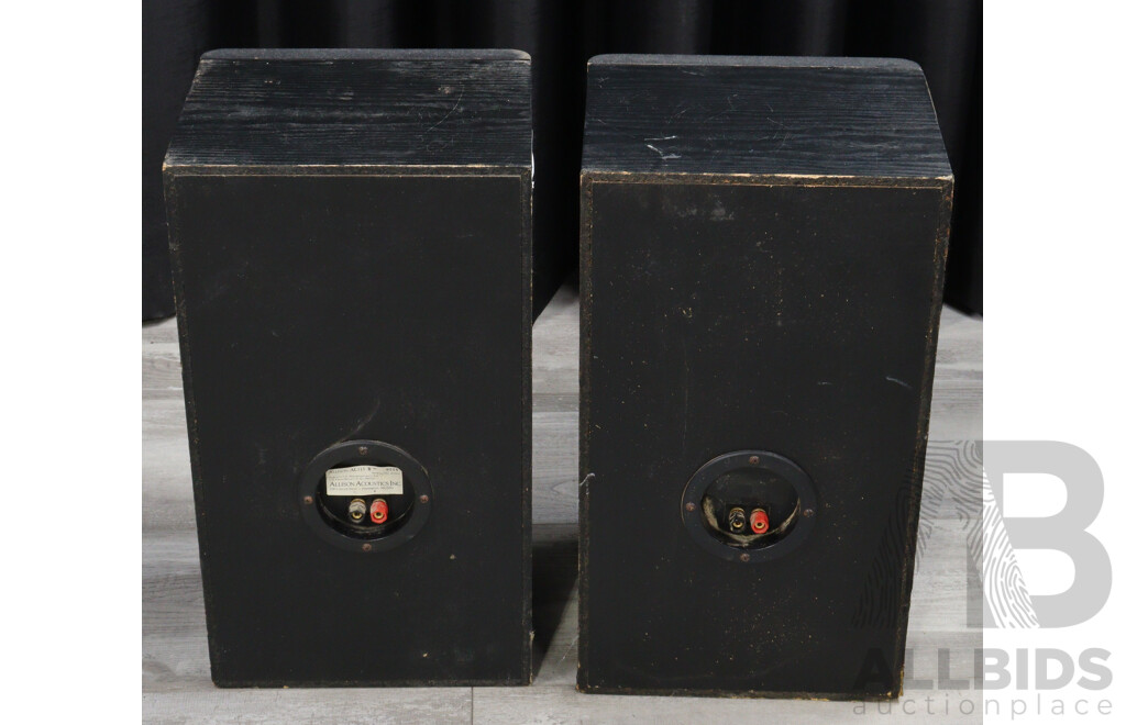 Retro Pair American Made Alison Acoustics AL 115 Speakers