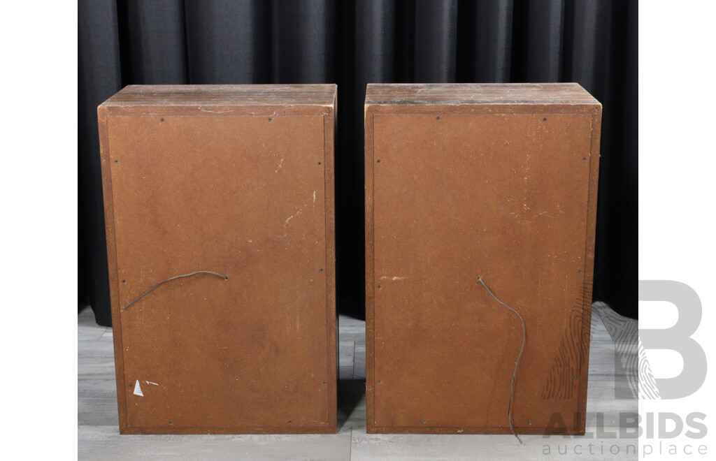 Retro Pair Large Hi Fi Floor Speakers
