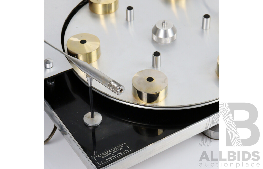 Retro Audiophile Transcriptor Hydraulic Reference Turntable by J.A. Michell Eng. Ltd