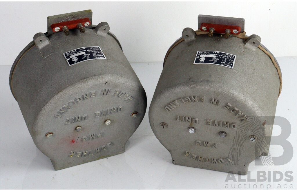 Brand New Pair English Lowther 21cm Speaker Drive Unit Model PM 3 5, Made for Horn Loading