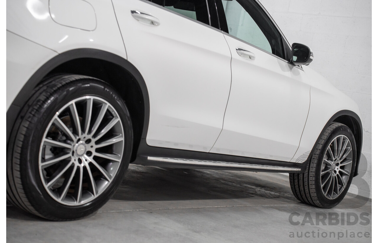 04/2016 Mercedes-Benz GLC250 (AWD) 253 4d Wagon Diamond White Metallic Turbo 2.0L