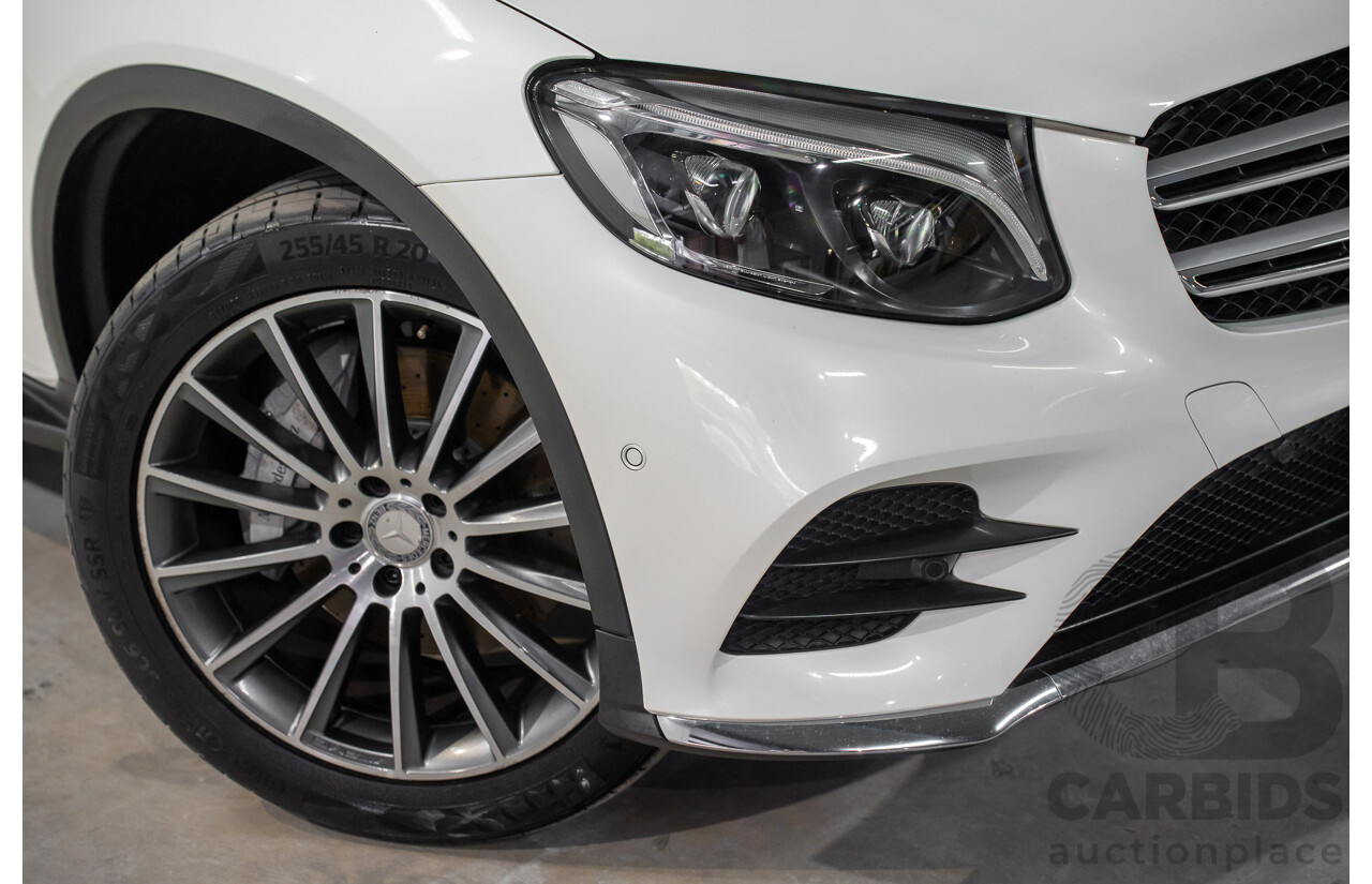 04/2016 Mercedes-Benz GLC250 (AWD) 253 4d Wagon Diamond White Metallic Turbo 2.0L