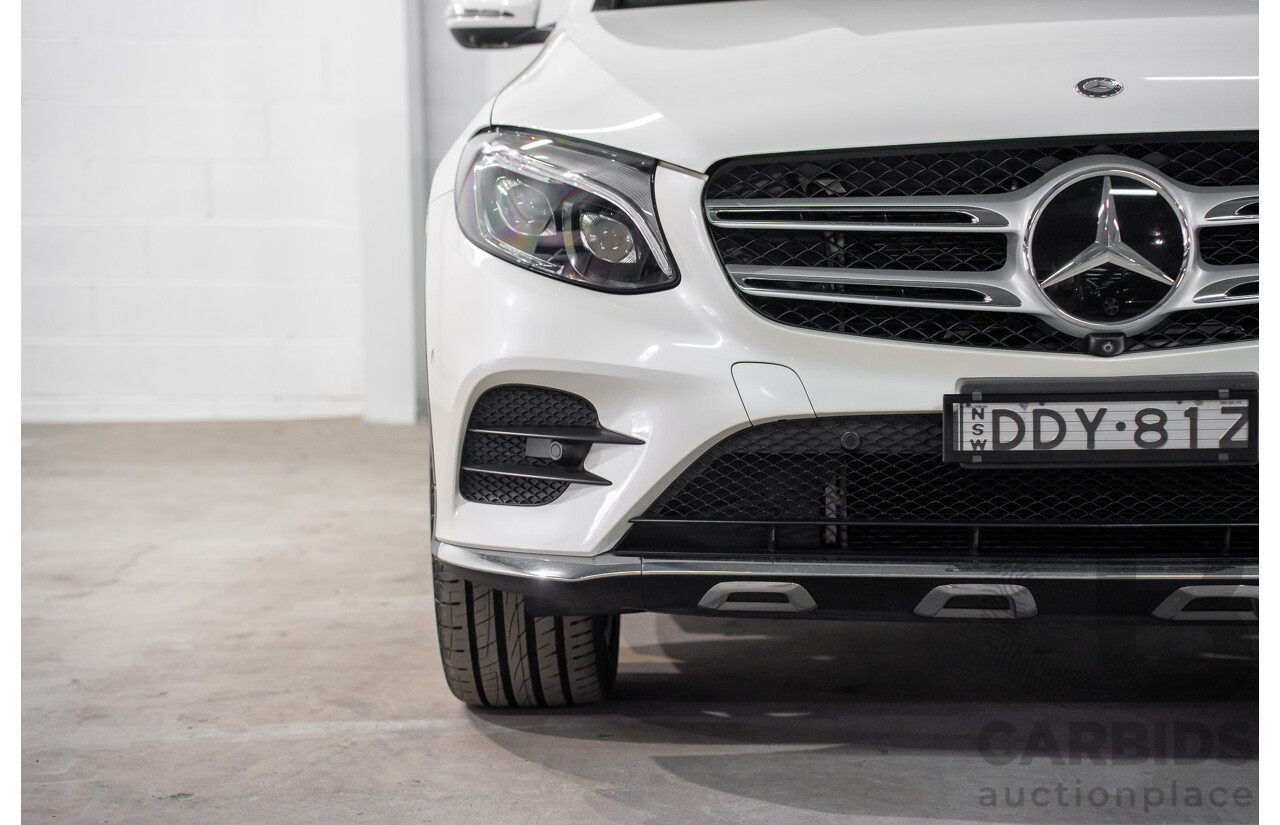 04/2016 Mercedes-Benz GLC250 (AWD) 253 4d Wagon Diamond White Metallic Turbo 2.0L