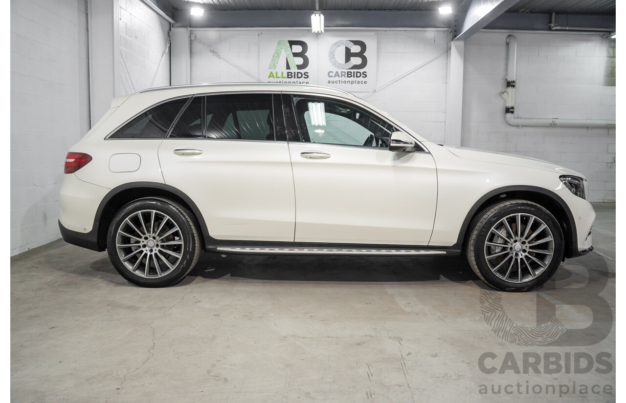 04/2016 Mercedes-Benz GLC250 (AWD) 253 4d Wagon Diamond White Metallic Turbo 2.0L