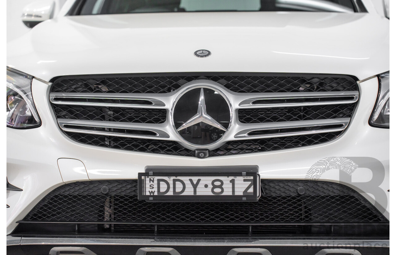04/2016 Mercedes-Benz GLC250 (AWD) 253 4d Wagon Diamond White Metallic Turbo 2.0L
