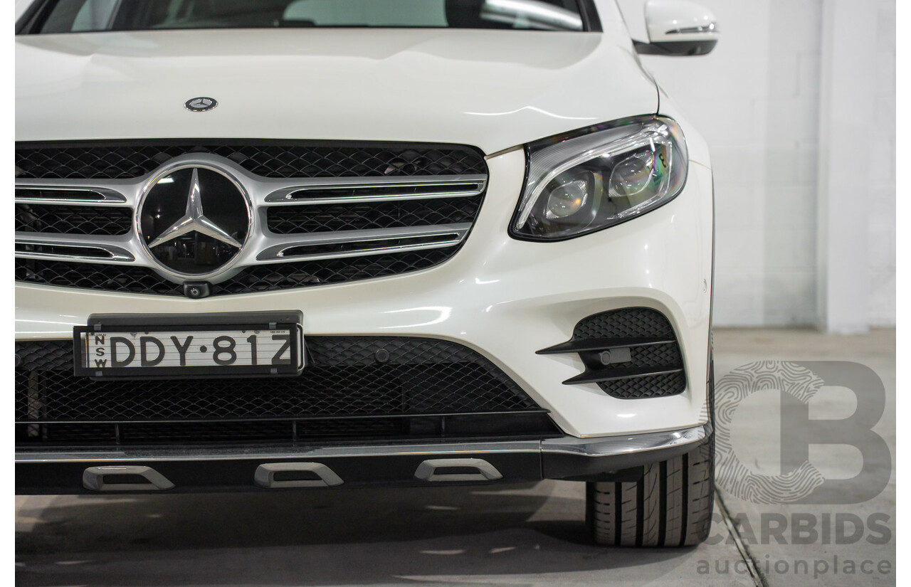 04/2016 Mercedes-Benz GLC250 (AWD) 253 4d Wagon Diamond White Metallic Turbo 2.0L