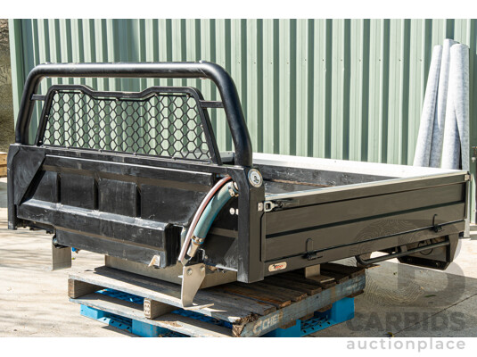 05/2021 Bronco Built Alloy Tray with Lockable Undertray Built in Slide Drawer and Undermounted Toolboxes to Suit 2014 PX Ranger Dual Cab