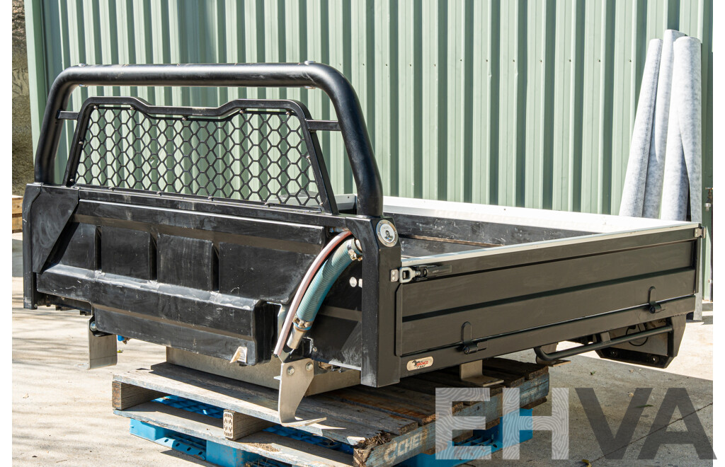 05/2021 Bronco Built Alloy Tray with Lockable Undertray Built in Slide Drawer and Undermounted Toolboxes to Suit 2014 PX Ranger Dual Cab