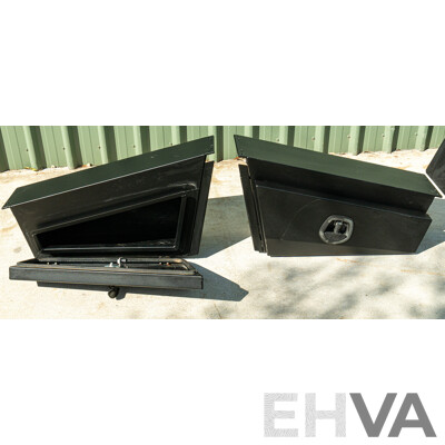 05/2021 Bronco Built Alloy Tray with Lockable Undertray Built in Slide Drawer and Undermounted Toolboxes to Suit 2014 PX Ranger Dual Cab