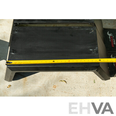 05/2021 Bronco Built Alloy Tray with Lockable Undertray Built in Slide Drawer and Undermounted Toolboxes to Suit 2014 PX Ranger Dual Cab