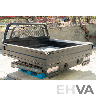 05/2021 Bronco Built Alloy Tray with Lockable Undertray Built in Slide Drawer and Undermounted Toolboxes to Suit 2014 PX Ranger Dual Cab