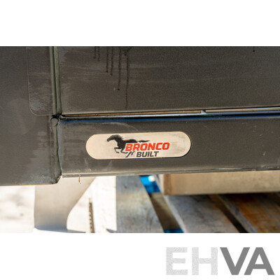 05/2021 Bronco Built Alloy Tray with Lockable Undertray Built in Slide Drawer and Undermounted Toolboxes to Suit 2014 PX Ranger Dual Cab