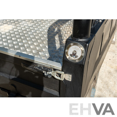 05/2021 Bronco Built Alloy Tray with Lockable Undertray Built in Slide Drawer and Undermounted Toolboxes to Suit 2014 PX Ranger Dual Cab