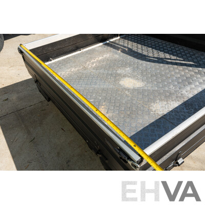 05/2021 Bronco Built Alloy Tray with Lockable Undertray Built in Slide Drawer and Undermounted Toolboxes to Suit 2014 PX Ranger Dual Cab