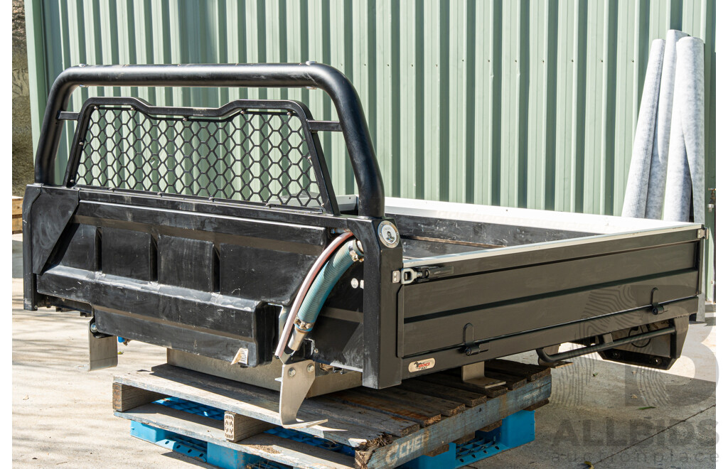 05/2021 Bronco Built Alloy Tray with Lockable Undertray Built in Slide Drawer and Undermounted Toolboxes to Suit 2014 PX Ranger Dual Cab