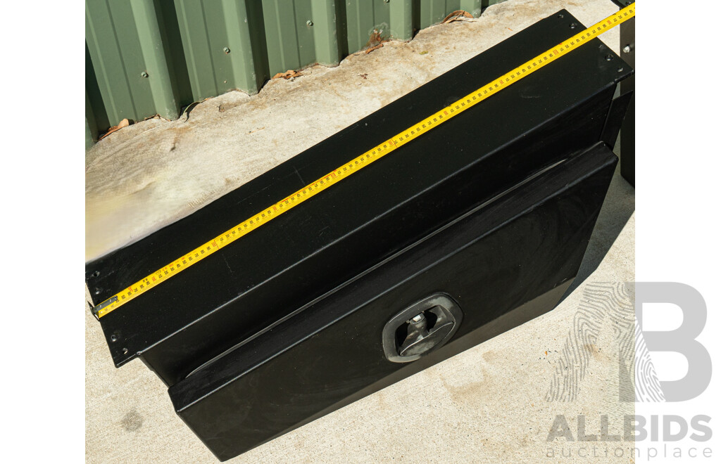 05/2021 Bronco Built Alloy Tray with Lockable Undertray Built in Slide Drawer and Undermounted Toolboxes to Suit 2014 PX Ranger Dual Cab