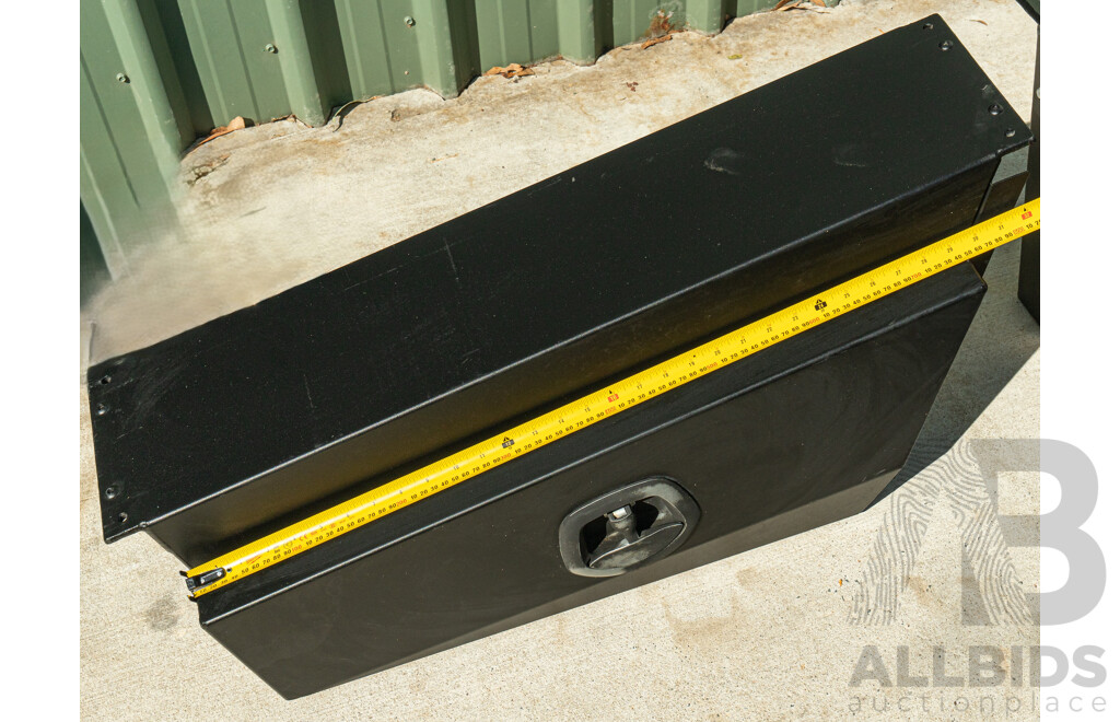 05/2021 Bronco Built Alloy Tray with Lockable Undertray Built in Slide Drawer and Undermounted Toolboxes to Suit 2014 PX Ranger Dual Cab
