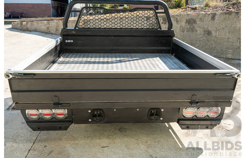 05/2021 Bronco Built Alloy Tray with Lockable Undertray Built in Slide Drawer and Undermounted Toolboxes to Suit 2014 PX Ranger Dual Cab